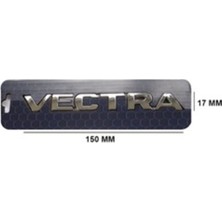Opel Uyumlu Vectra Krom Yazı 17*150 mm