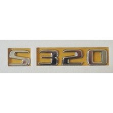 Mercedes Uyumlu Yazı S 320 Krom