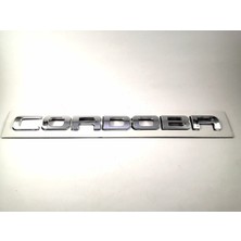 Seat Cordoba Bagaj Yazısı (230MM-18MM) Uyumlu