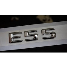 E55 Bagaj Krom Metal 3m 3D Yazı Logo