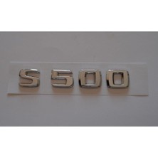 Mercedes S500 Arka Bagaj Yazısı Krom