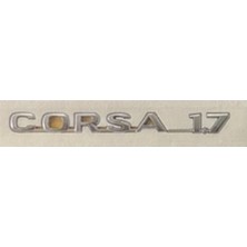 Opel Uyumlu Corsa 1.7 Krom Yazı