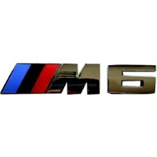 Bmw M6 F13 Arka Bagaj Yazısı Logosu Amblemi