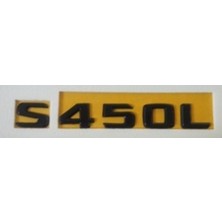 Mercedes Uyumlu Yazı S 450L Siyah