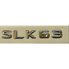 Mercedes Uyumlu Yazı Slk 63 Krom