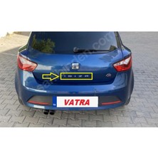 Ibiza 1.6 Tdı Reference 2010-2015 Uyumlu Ibiza Krom Bagaj Yazısı 3m 3D Abs