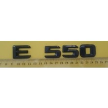 Mercedes Uyumlu Yazı E 550 Siyah