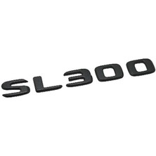 Mercedes Uyumlu Sl 300 Piano Black Bagaj Yazısı