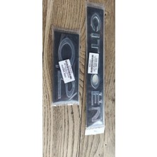 Citroen Bagaj Yazısı C2 Yazısı Citroen Arka Bagaj Yazısı Takım 2li Logo Krom 3m 3D