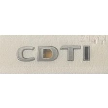 Opel Uyumlu Cdtı Krom Yazı Yeni Model-I Siyah