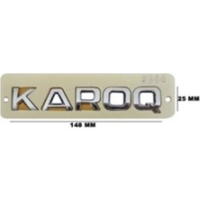 Skoda Uyumlu Karoq Krom Yazı 25*148 mm