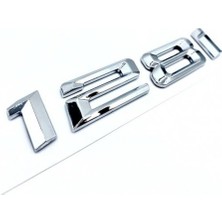 Bmw 128I Krom Bagaj Yazısı Ithal Ürün A++ Kalite