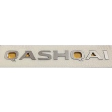Nissan Uyumlu Qashqai Yazı Krom Yeni Model
