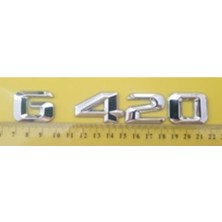Mercedes Uyumlu Yazı G 420 Krom