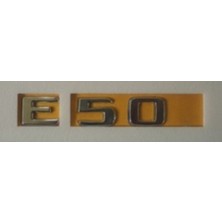Mercedes Uyumlu Yazı E 50 Krom