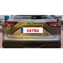 Qashqai 1.3 Dıg-T Platinum 2022-2024 Uyumlu Yeni Nesil Krom Bagaj Yazısı