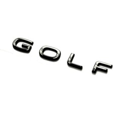 Vw Golf Yeni Nesil Piano Black Bagaj Yazısı