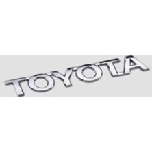 Toyota Uyumlu Toyota 1.7*9 cm Krom Yazı Yeni Model