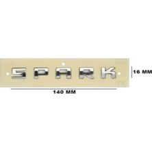 Chevrolet Uyumlu Spark Krom Yazı 16*140 mm