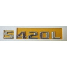 Mercedes Uyumlu Yazı S 420L Krom