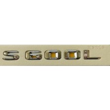 Mercedes Uyumlu Yazı S 600L Krom