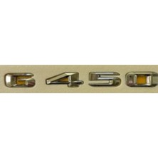 Mercedes Uyumlu Yazı G 450 Krom