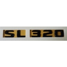 Mercedes Uyumlu Yazı Sl 320 Siyah
