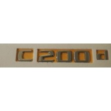 Mercedes Uyumlu Yazı C 200 D Krom