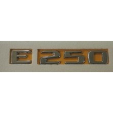 Mercedes Uyumlu Yazı E 250 Krom
