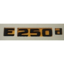 Mercedes Uyumlu Yazı E 250 D Siyah