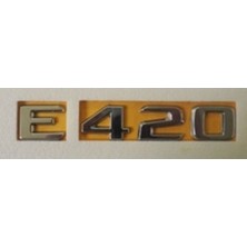 Mercedes Uyumlu Yazı E 420 Krom