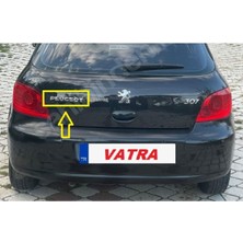 307 2.0 Xt Premium Uyumlu Krom Peugeot ve 306 Bagaj Yazısı 3m 3D Abs