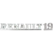 Renault Uyumlu Renault 19 Krom Yazı