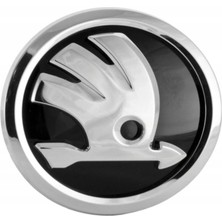 3V0853621A Skoda Yeti Uyumlu Ön Kaput Arma Amblem 90 mm 2014-2017 Model Arası Araçlara