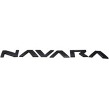 Nissan Uyumlu Navara Yazı Siyah 5*60 cm Yeni Model