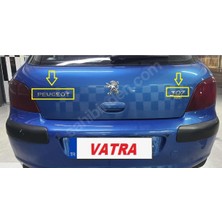 307 1.6 Hdi Xr Uyumlu Peugeot ve 307 Krom Bagaj Yazısı 3m 3D Abs