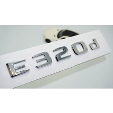 E320D Bagaj Krom Abs 3m 3D Yazı Logo Benz Ile Uyumlu