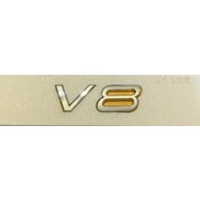 Volvo Uyumlu V8 Krom Yazı