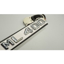 ML400 Bagaj Krom Metal 3m 3D Yazı Logo