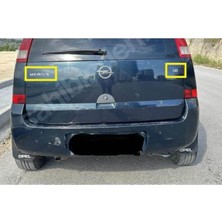 Opel Meriva & 1.6 Bagaj Yazısı Seti 2'li Paket