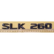 Mercedes Uyumlu Yazı Slk 260 Siyah