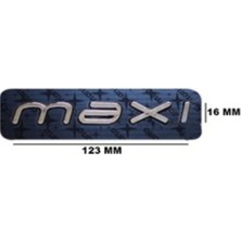 Fiat Uyumlu Maxi Krom Yazı 16*123 mm