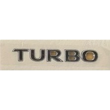 Opel Uyumlu Turbo Siyah Yazı Yeni Model