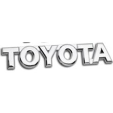 Toyota Uyumlu Toyota 1.2*7 cm Krom Yazı