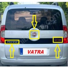 Fiorino Panorama 1.3 Multijet Safeline 2008-2015 Fıorıno-Multijet Kırmızı"j"safeline Yazı Bagaj Arma