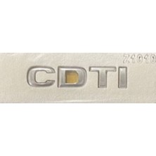 Opel Uyumlu Cdti Krom Yazı