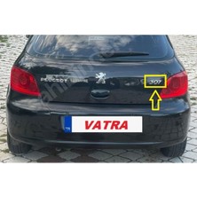 307 1.4 Profil Uyumlu Krom Peugeot Bagaj Yazısı 3m 3D Abs