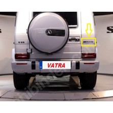 G 55 Uyumlu G 55 ve Amg Piano Black Bagaj Yazısı 3m 3D Abs