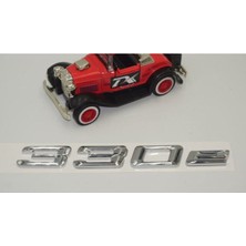 Bmw 330E Bagaj Krom Metal 3m 3D Yazı Logo