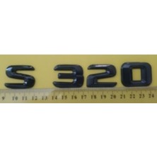 Mercedes Uyumlu Yazı S 320 Siyah_